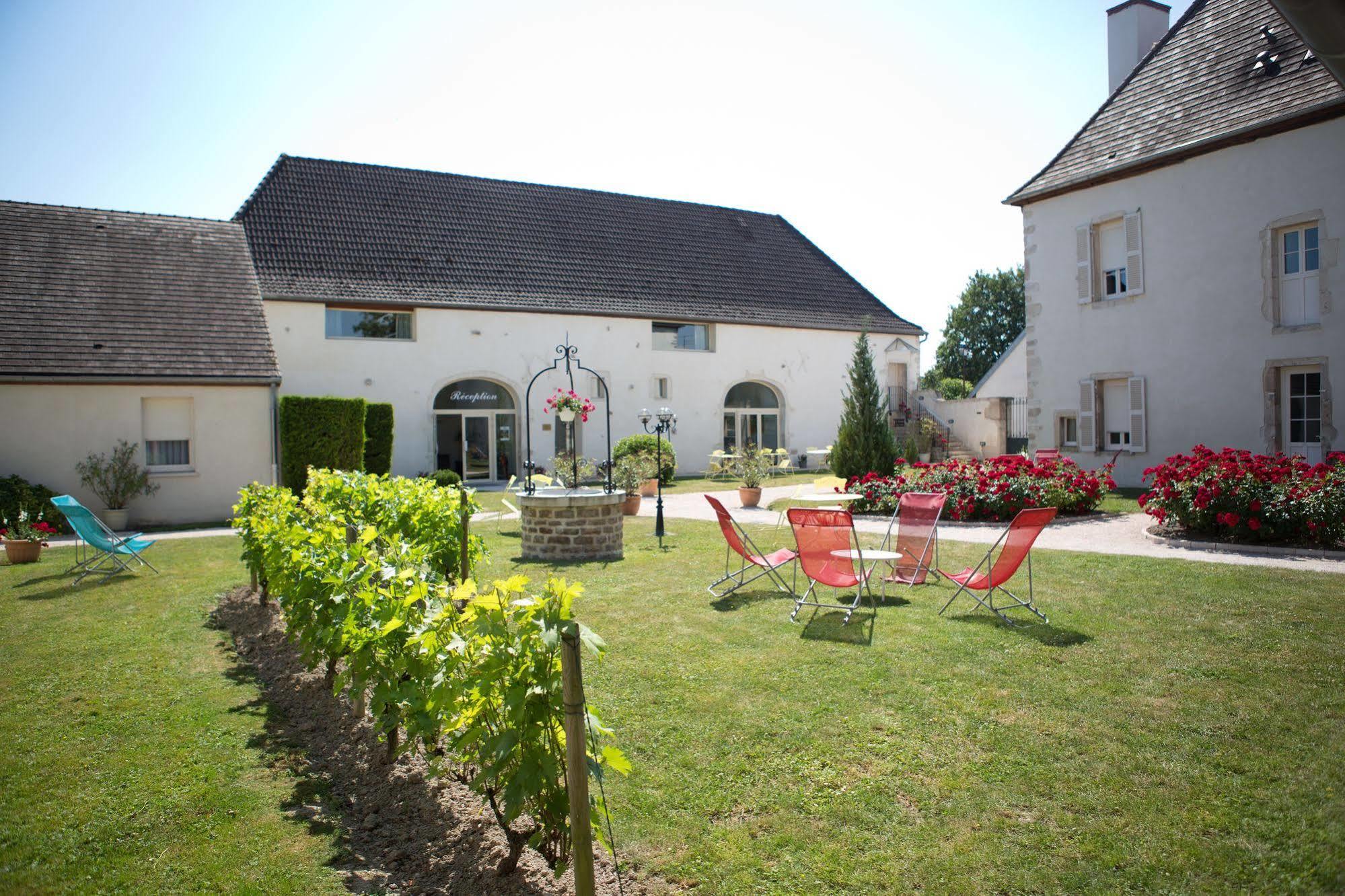 Hotel L'Oree Des Vignes Gilly-lès-Cîteaux Buitenkant foto